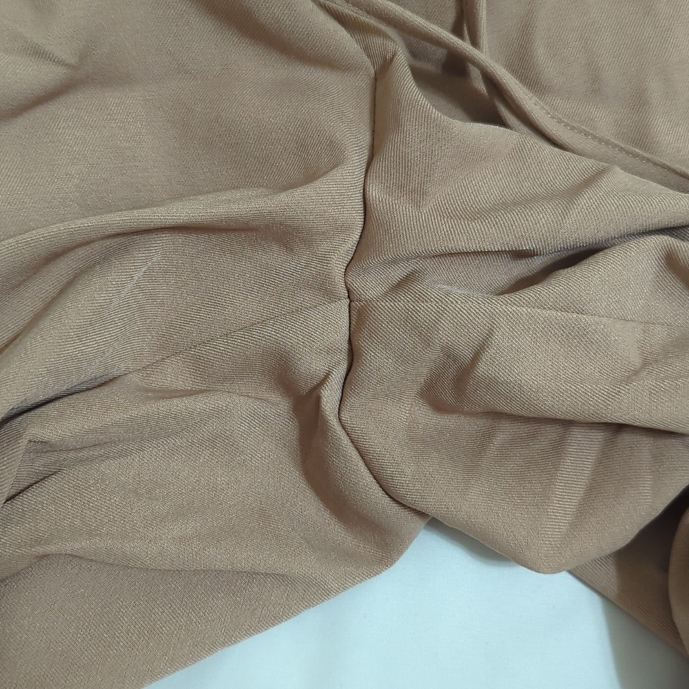 NWT Cupshe Elastic Waist Wide Leg Cargo Pants, Color Tan Size S - Picture 11 of 16